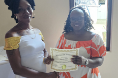 CVQ Certificate Awardee: Sherma John