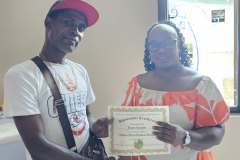 Customer Excellence Training Certificate Awardee: Lionel Louison