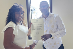 UWI Certificate of Achievement - Ms. Rachelle Scott
